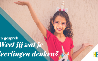 Weet jij wat je leerlingen denken?
