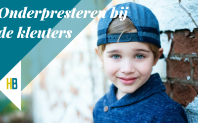 Bang voor onderpresteren bij de kleuters